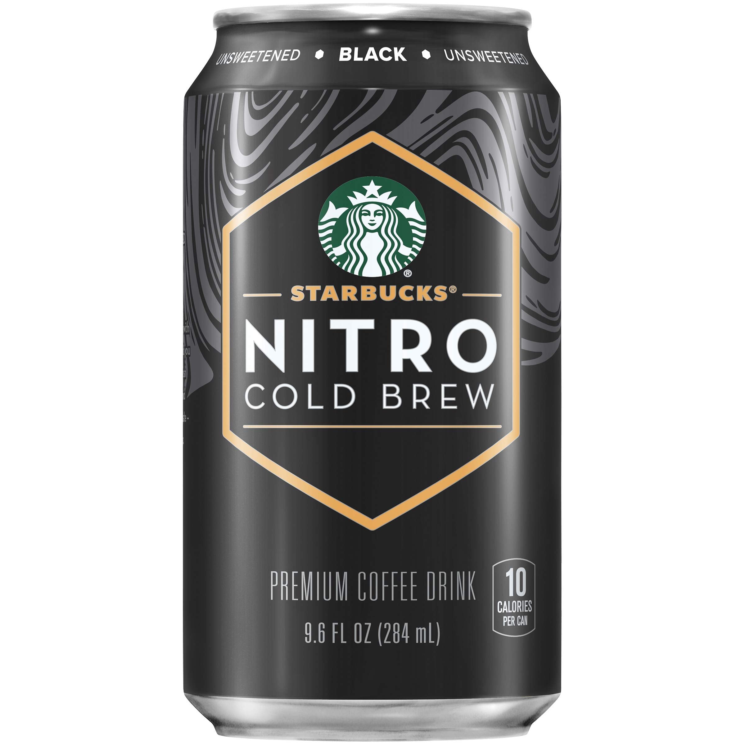 Starbucks - Nitro Cold Brew Black Unsweetened - 12/9.6oz