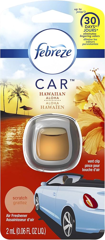 Febreze - Car Vent Clip Hawaiian Aloha - 1/4pk