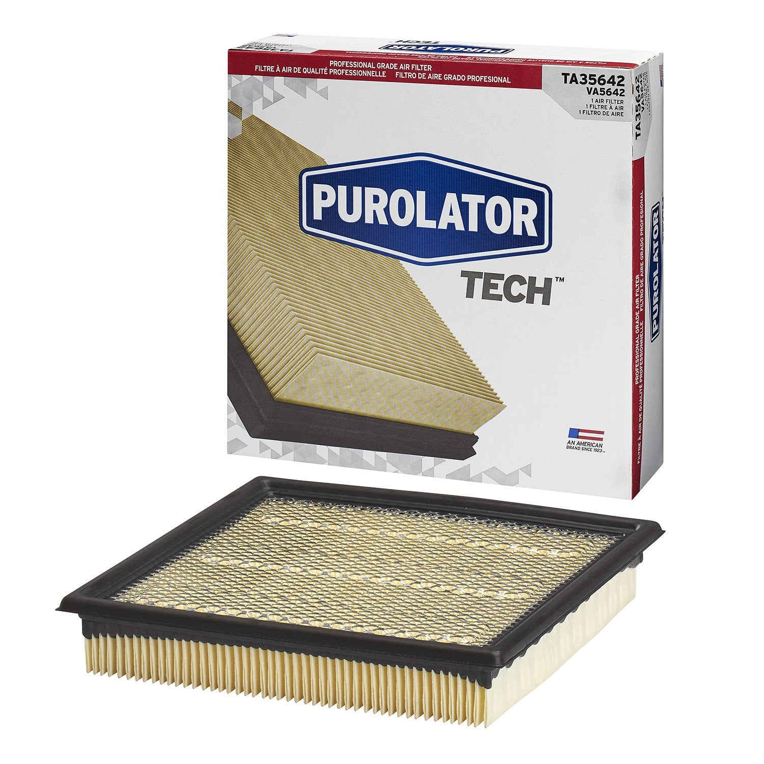 Purolator - Filtro de aire TA35642 (unidad única)