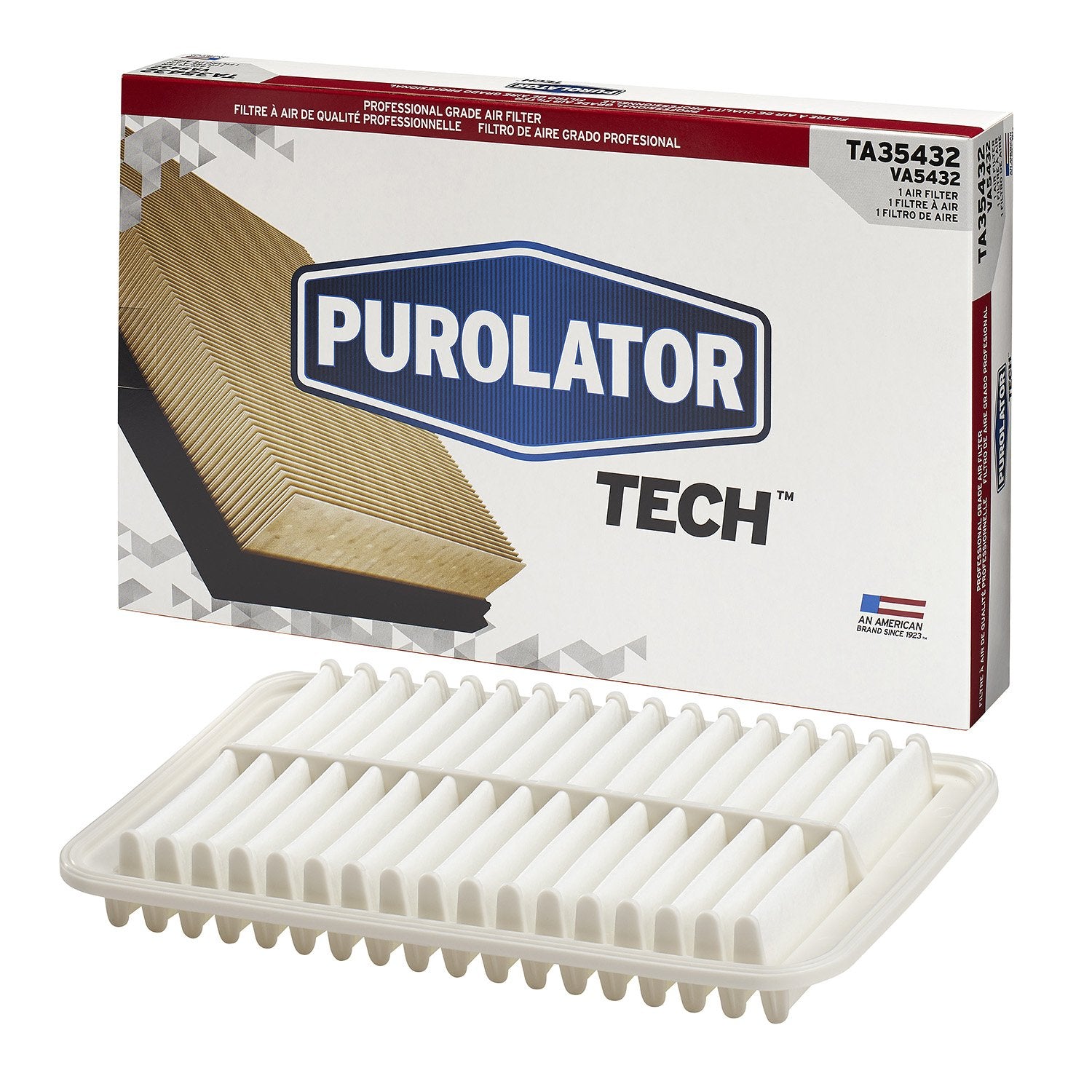 Purolator - Filtro de aire TA35432 (unidad única)