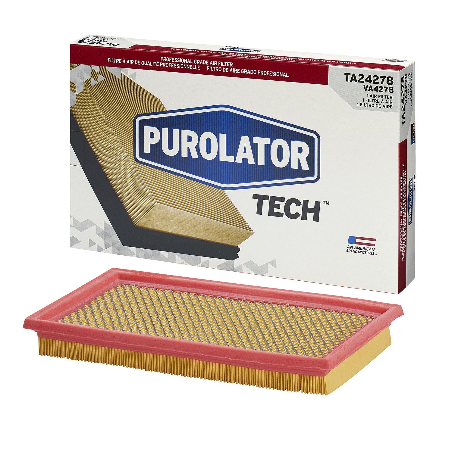 Purolator - Filtro de aire TA24278 (unidad única)