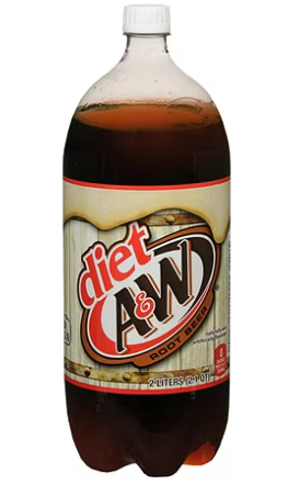 A & W - Diet Root Beer - 8/2Ltr