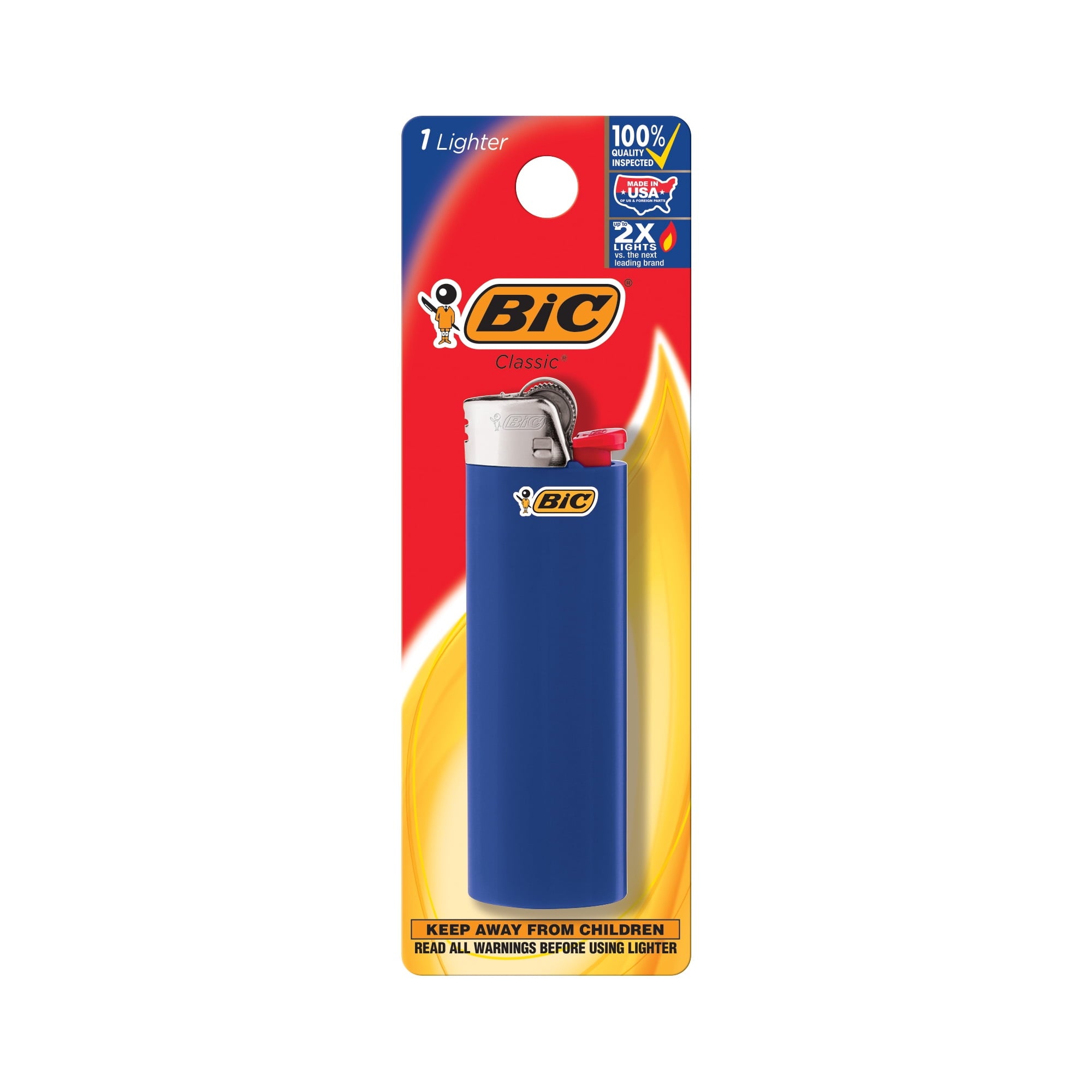 BIC - Classic Lighters Singles Pouch - 1/12ct