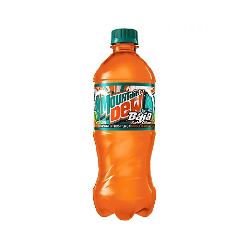 Melón Major de Mountain Dew, lata de 24 onzas y 20 onzas