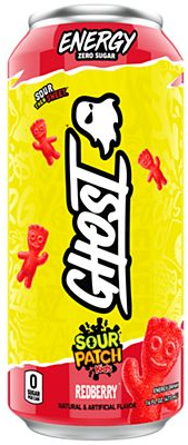 Ghost - Red Sour Patch Kids Energy Drink - 12/16oz