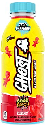 Parche hidratante Ghost Redberry Sour Patch para niños, 12/16,9 oz