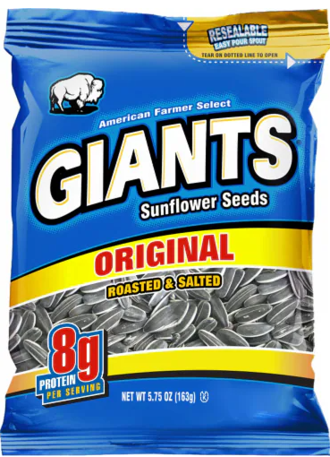 Giants - Original Roasted & Salted Seeds - 12/5.75oz