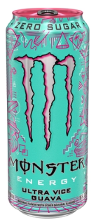 Bebida energética Monster Ultra Vice con sabor a guayaba, 24/16 oz