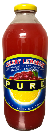 Mr. Pure - Jugo de limonada con cerezas - 12/32oz