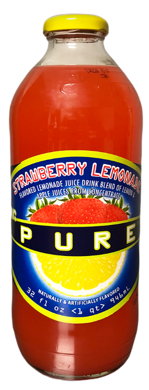 Mr. Pure - Jugo de limonada de fresa - 12/32oz