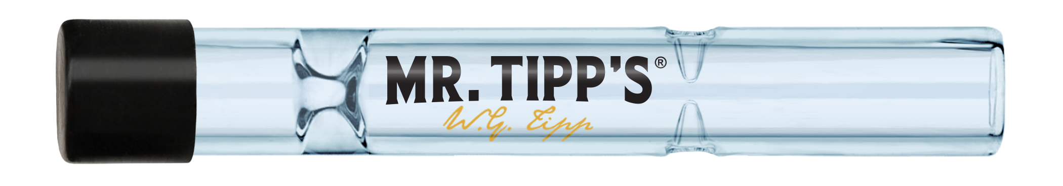 Mr. Tipps  - Glass Taster Pop Display With Restrictor 12x90mm - 25ct