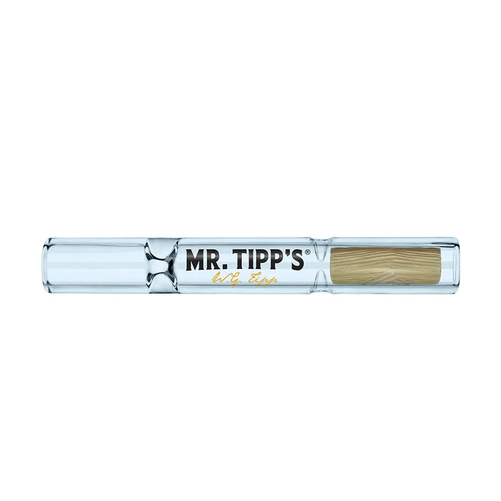 Mr. Tipps - Glass Taster Pop Display With Corn Husk With Restrictor 12x90mm - 25ct