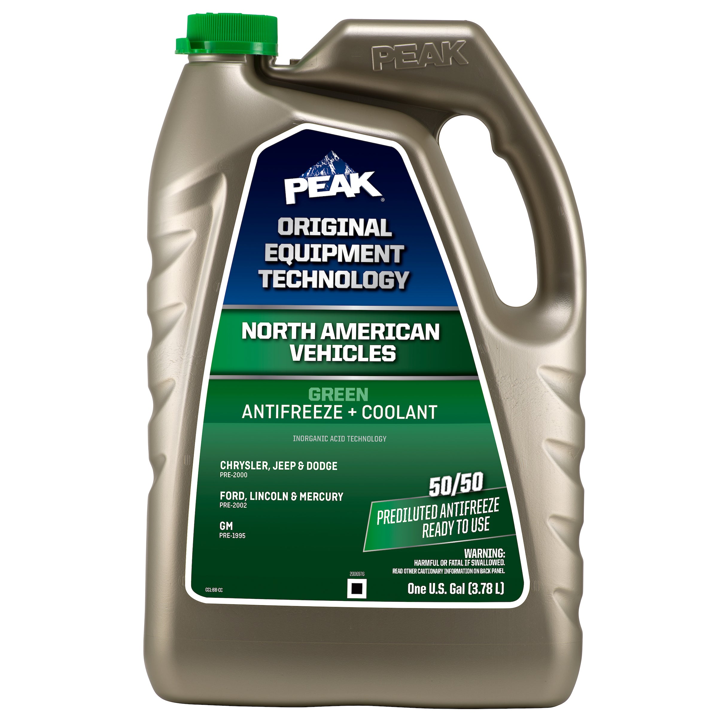 PEAK - Anticongelante norteamericano OET 5050 VERDE 6/1 gal 