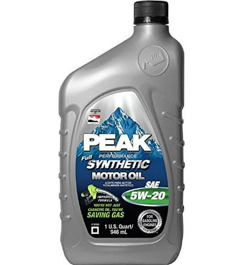 Peak Full Synthetic - 5W20 - 6/1qt