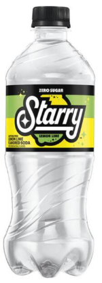 Starry - Refresco de limón y lima sin azúcar - 24/20 oz