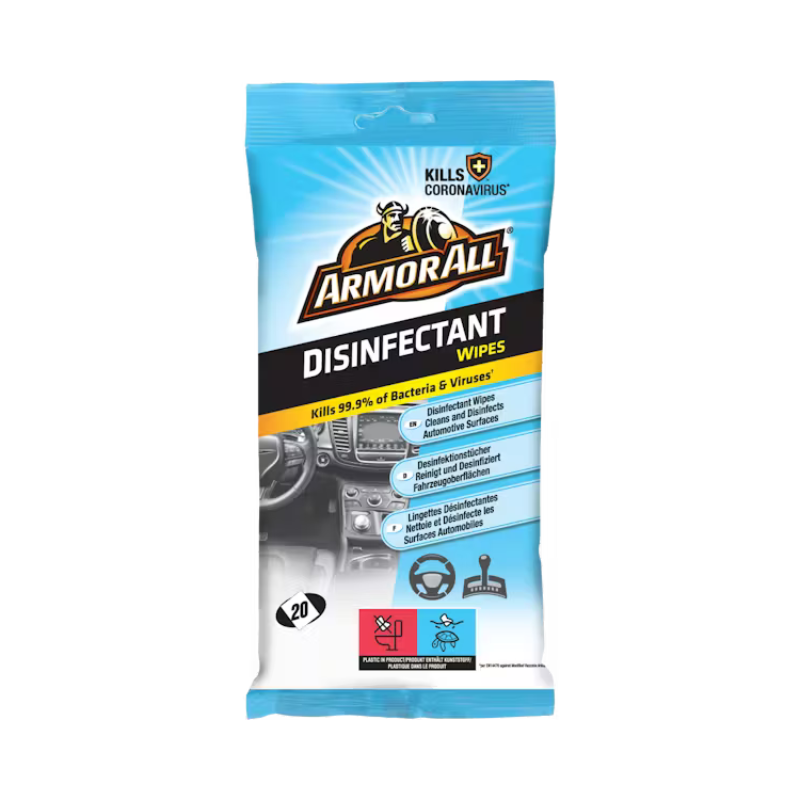 Armor All - Disinfectant Wipes - 6/20ct