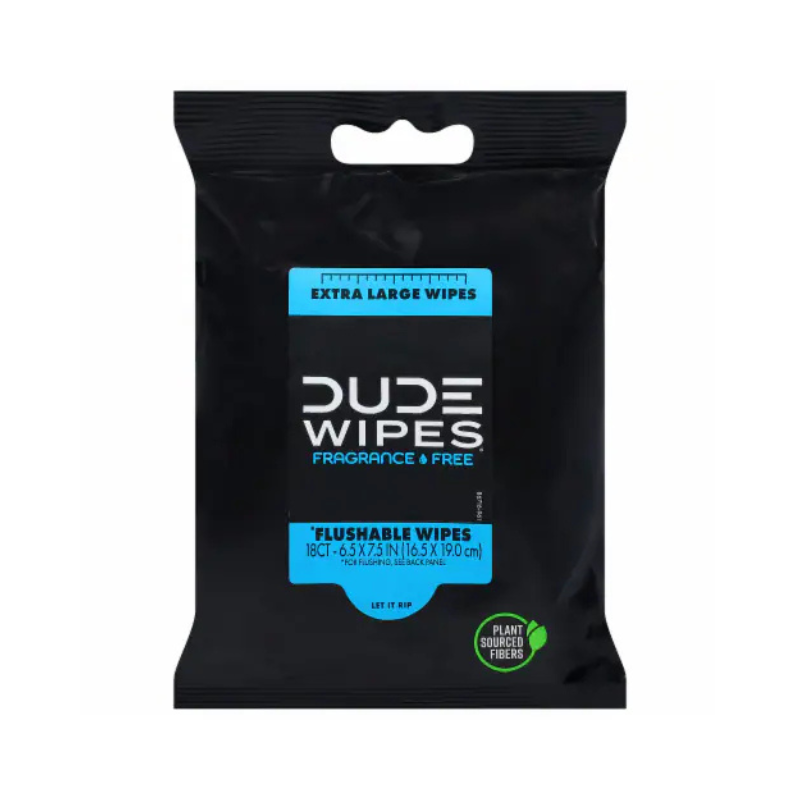 Dude Wipes - Fragrance Free Wipes - 24/18ct