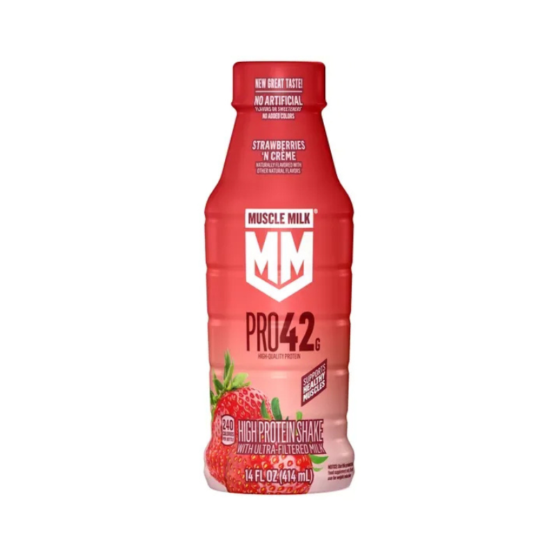 Muscle Milk - PRO 42g Strawberries N Creme - 12/14oz