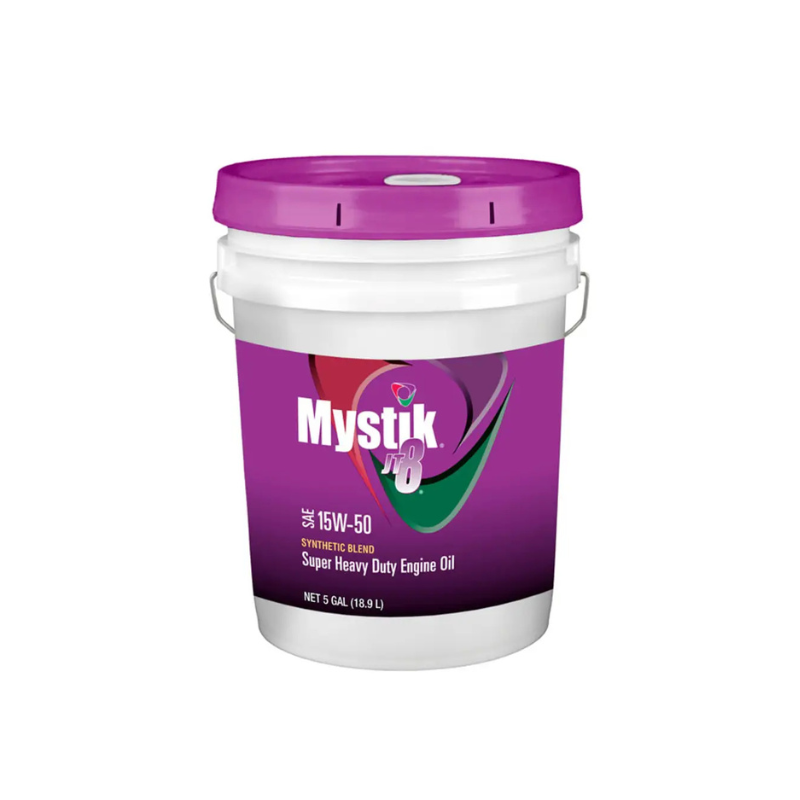 Mystik JT-8 15W50 Super Heavy Duty Diesel Oil 5gal Pails