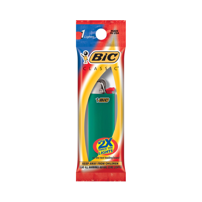 BIC - Classic Lighters Singles Pouch - 1/12ct
