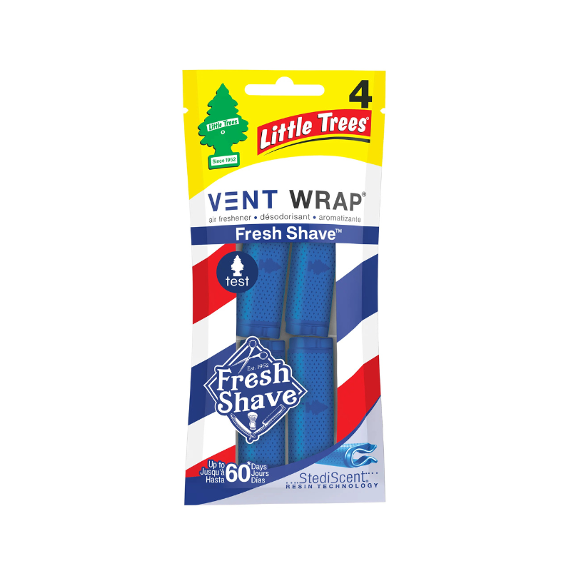 Little Trees - Vent Wrap Fresh Shave - 4/1pk