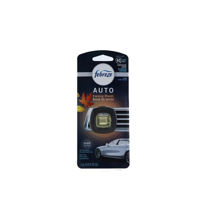 Febreze - Car Vent Clip Gain Evening Woods - 1/4pk