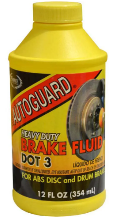 Autoguard - DOT 3 Brake Fluid - 12/12oz