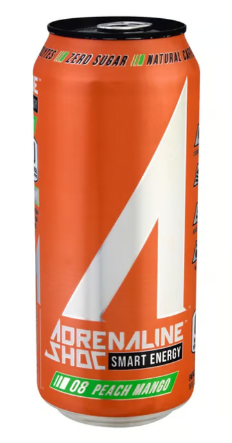 ADRENALINE SHOC - Peach Mango - 12/16oz