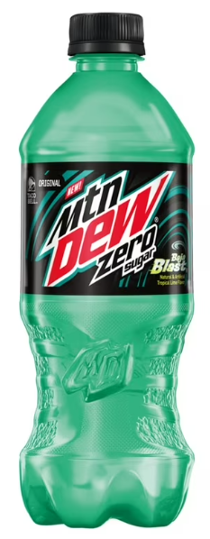 Mountain Dew - Baja Zero Sugar - 24/20oz