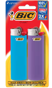 BIC - Maxi Classic Lighters - 2/12ct