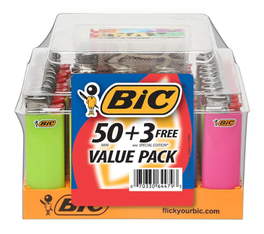 BIC - Classic Regular Lighters - 1/53ct