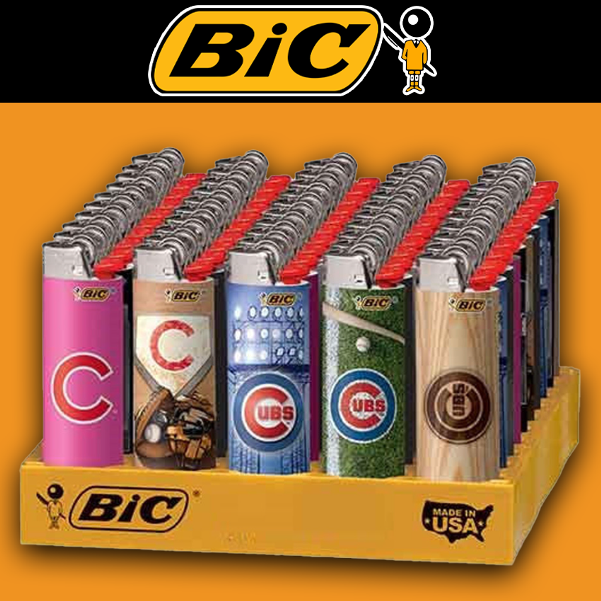 BIC - Cubs Lighters - 1/50ct