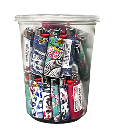 BIC - Mini Lighters Variety Jar SPECIAL EDITION - 1/50ct