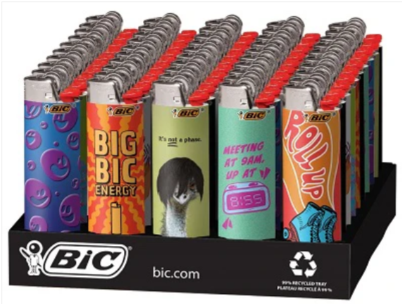 BIC - Maxi Lighter Rotat Trends - 1/50ct