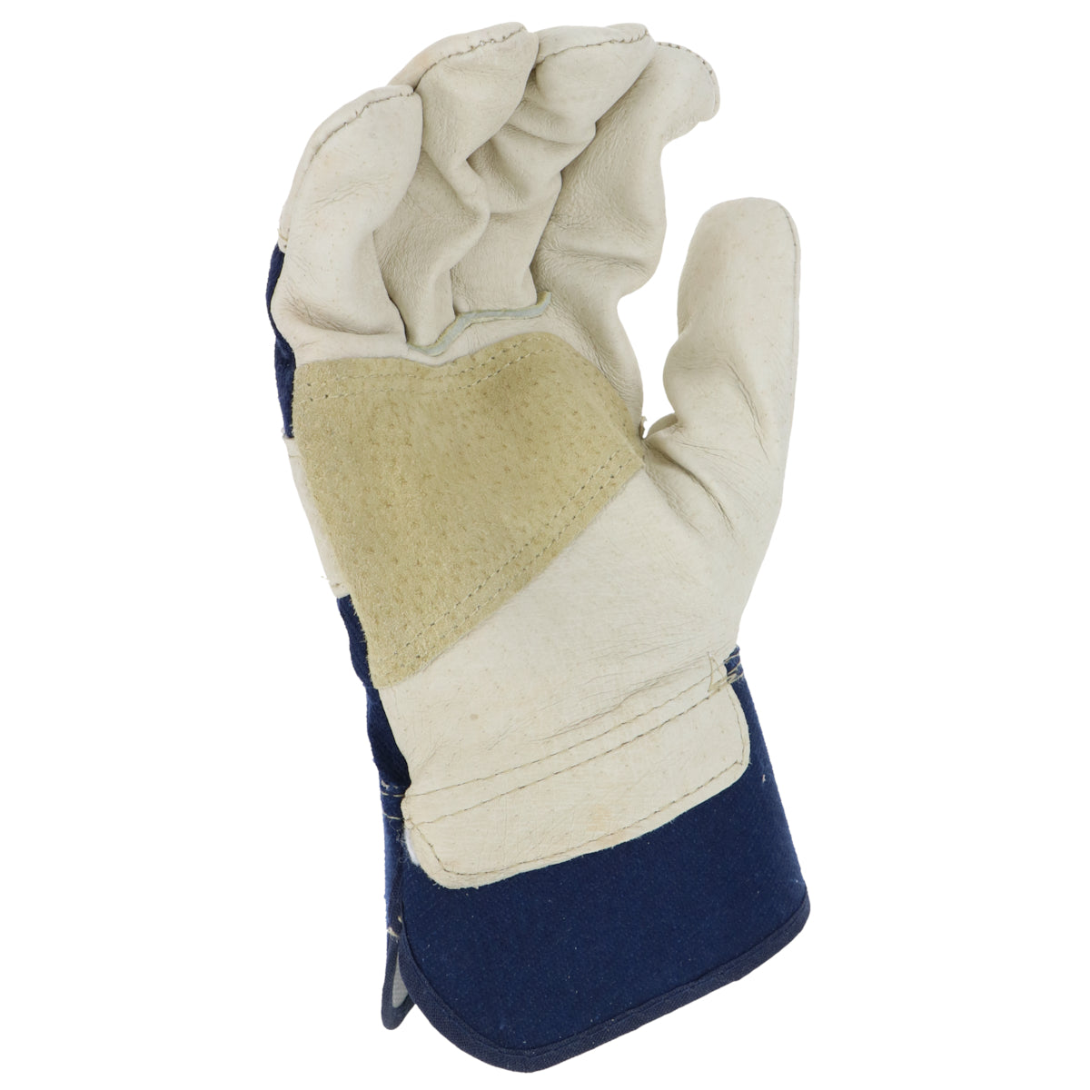 Boss - Guard Blue Leather Palm Gloves - 1/12pk