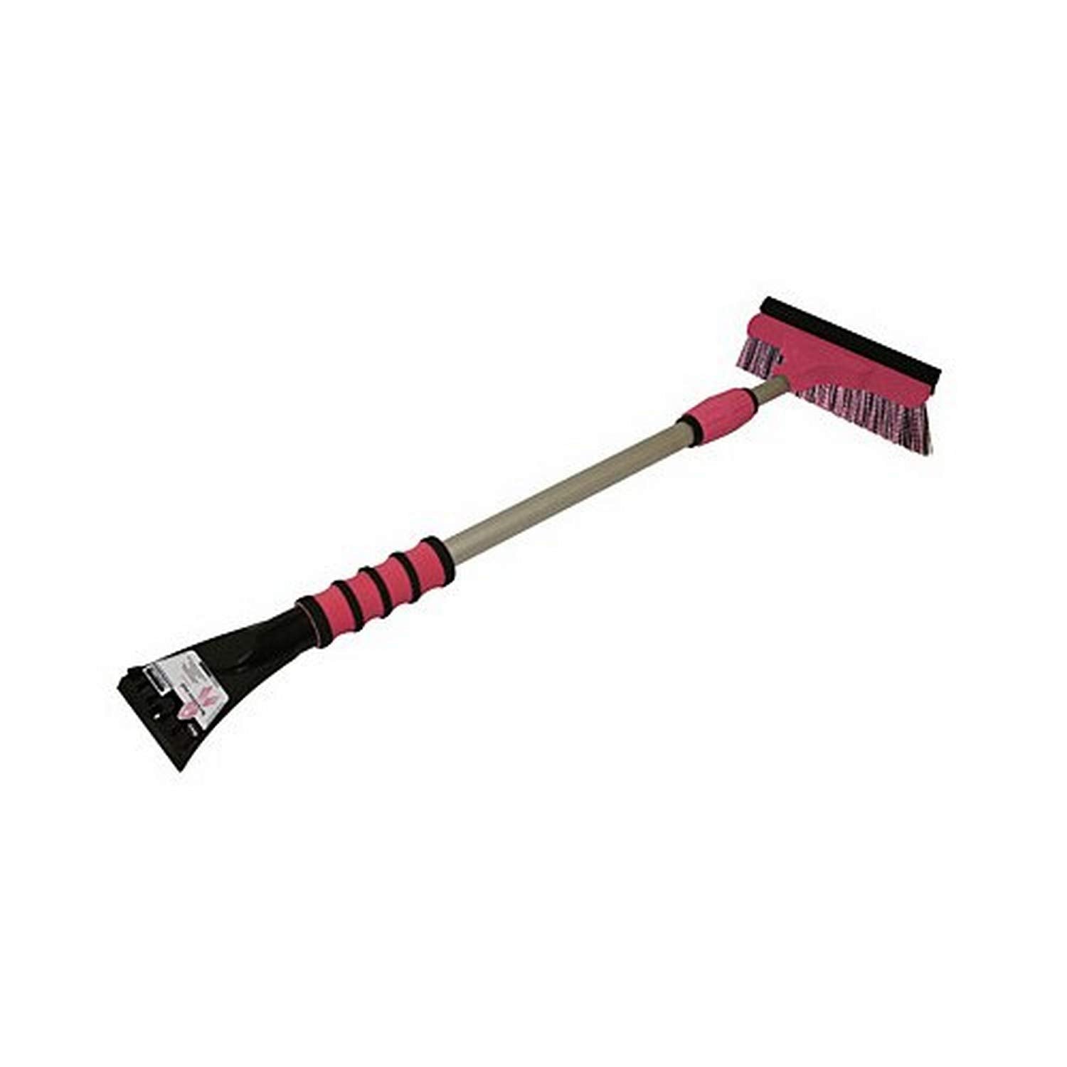 Hopkins/Mallory - 45" Pink Tele-Snow Broom - 1/8ct