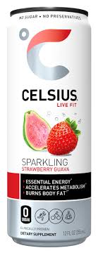 Celsius - Sparkling Strawberry Guava - 12/12oz