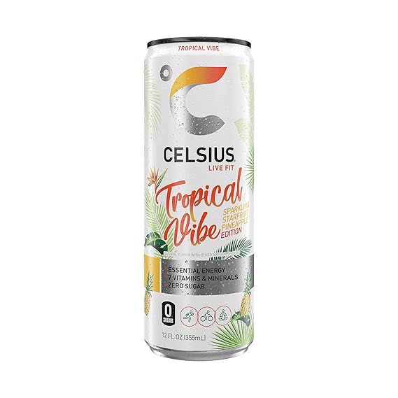 Celsius - Sparkling Tropical Vibe - 12/12oz