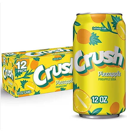 Crush - Pineapple - 2/12pk/12oz