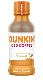 Dunkin - Iced Coffee Caramel - 12/13.7oz