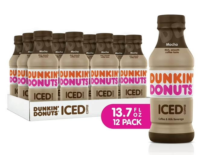 Dunkin - Iced Coffee Mocha - 12/13.7oz