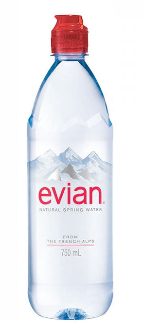 Evian - Water Sports Cap - 12/750ML