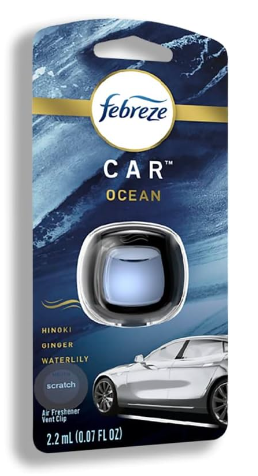 Febreze - Car Vent Clip Ocean - 1/4pk