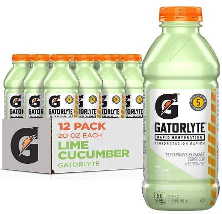 Gatorade - Gatorlyte Lime Cucumber - 12/20oz