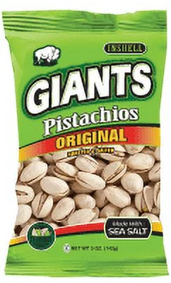 Giants - Pistachios Roasted & Salted - 8/4.5oz