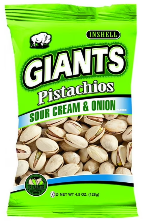 Giants - Pistachios Sour Cream & Onion - 8/4.5oz