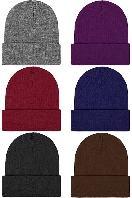 Winter Hats Assorted Colors - 1/12ct