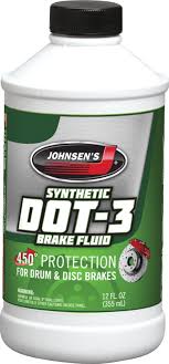 Johnsen's - Dot 3 Brake Fluid - 12/12oz