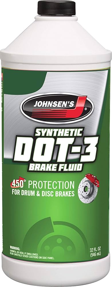 Johnsen's - Dot 3 Brake Fluid - 12/32oz