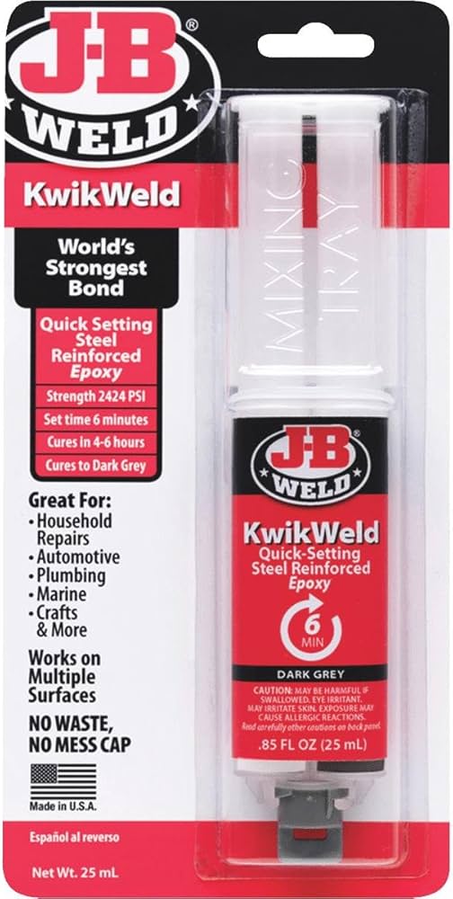 J-B Weld - Kwik Weld Syringe - 6/25ml